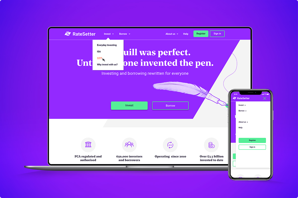 Mobile navigation wireframes